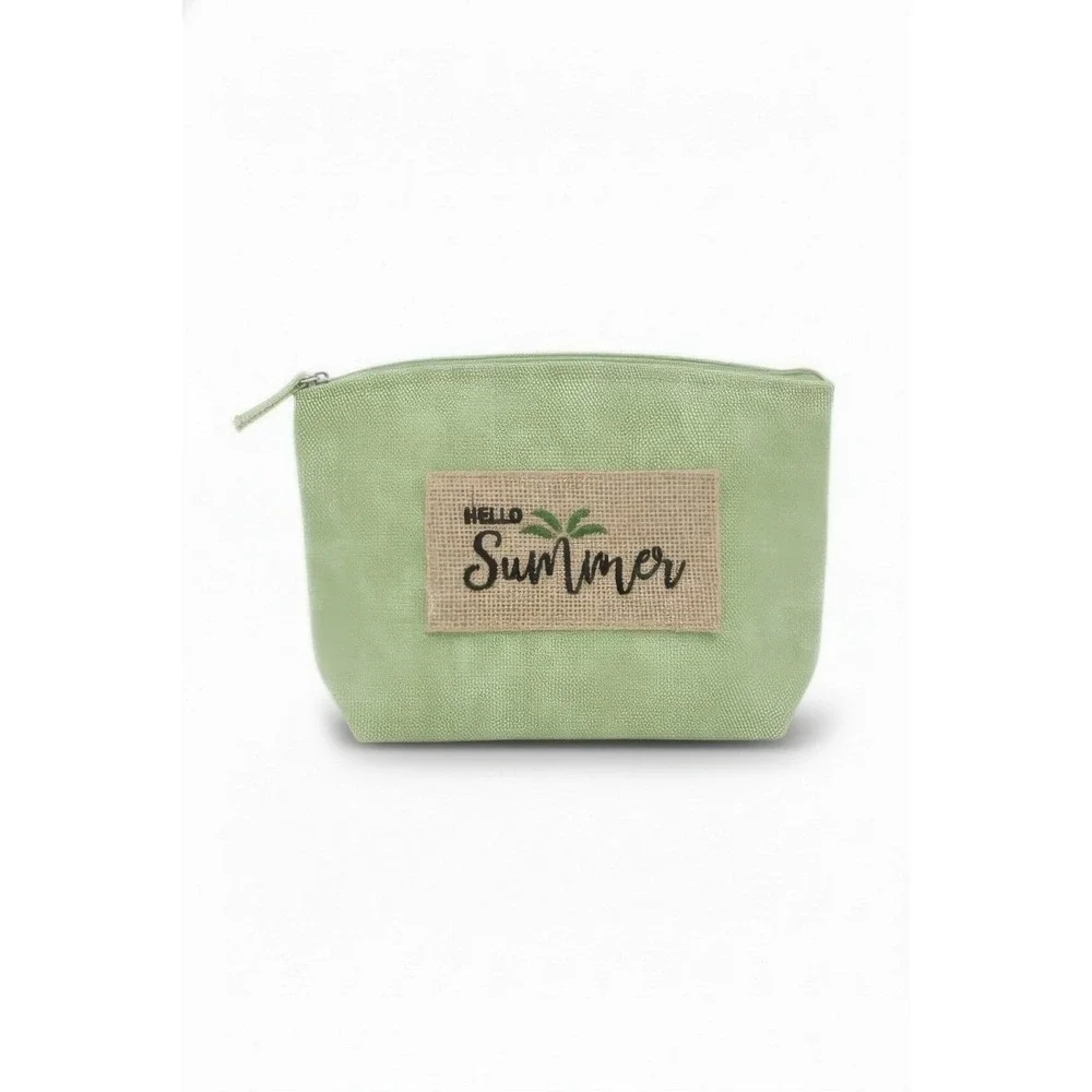 Makeup Bag Womens Small Green Summer New Pouch